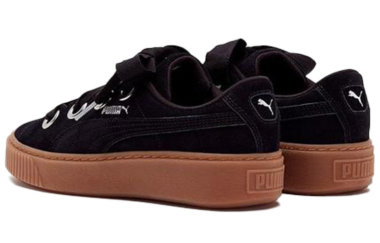 Purchase PUMA Suede Platform Kiss 復古 低幫 板鞋 女款 黑