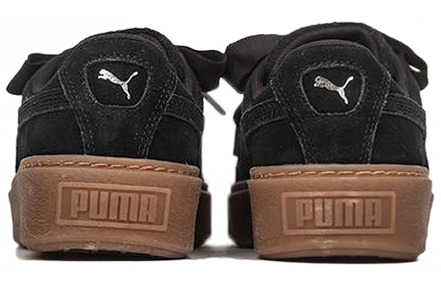 Details for PUMA Suede Platform Kiss 復古 低幫 板鞋 女款 黑