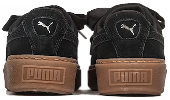PUMA Suede Platform Kiss 復古 低幫 板鞋 女款 黑 Details for PUMA Suede Platform Kiss 復古 低幫 板鞋 女款 黑
