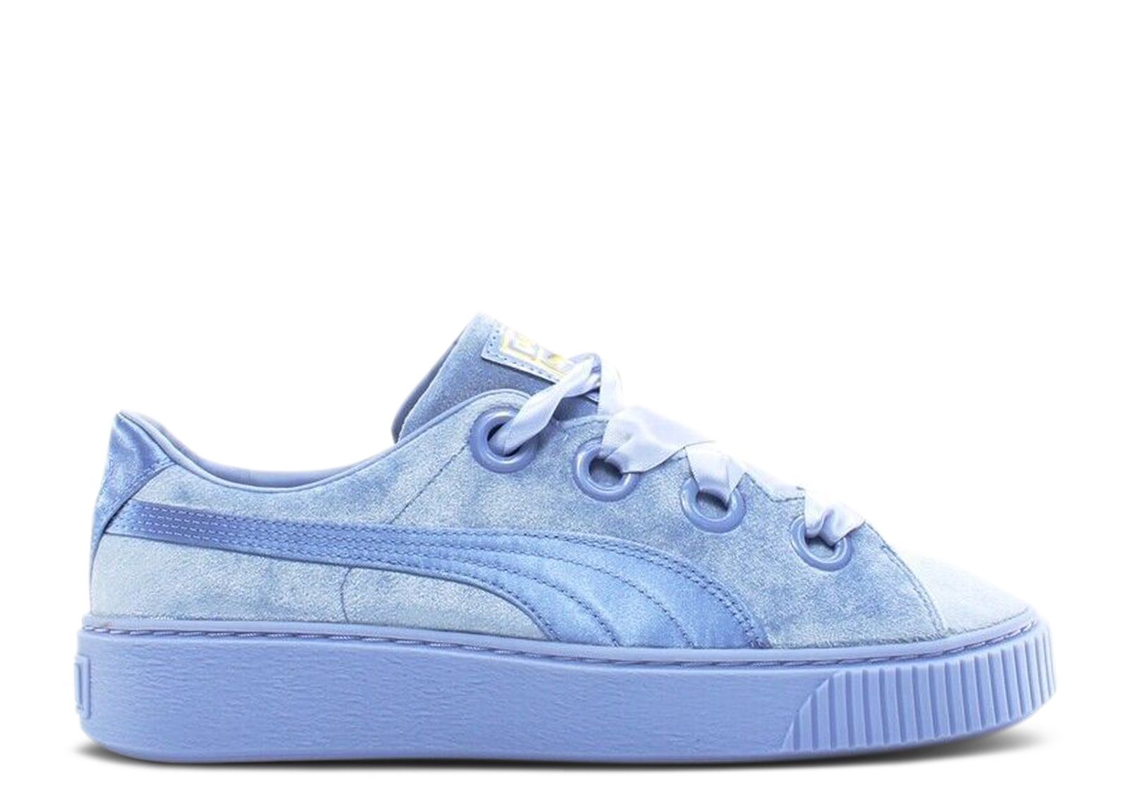 (Women) Puma Platform Kiss Velvet 'Lavender Lustre'  367021-04