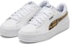 (W) Puma Lily Platform Sneakers Putih/Hitam 384894-02