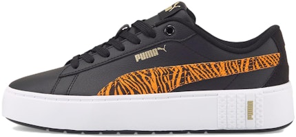 (Women) Puma Mash Platform 'Black White Orange' 383877-01 (Women) Puma Mash Platform 'Black White Orange' 383877-01