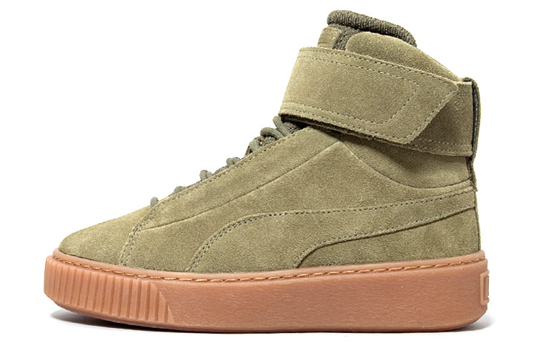 (Women) Puma Platform Mid OW 'Green Velcro' 364588-01