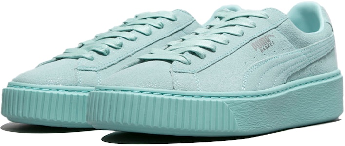 (W) 彪马Basket Platform Reset薄荷绿女鞋 363313-03 Lookbook (W) 彪马Basket Platform Reset薄荷绿女鞋 363313-03