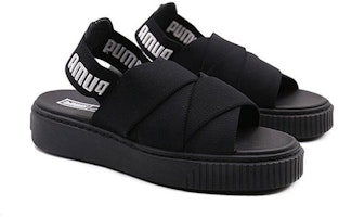 (女鞋)Puma 平台涼鞋「黑色」365478-01 Order (女鞋)Puma 平台涼鞋「黑色」365478-01