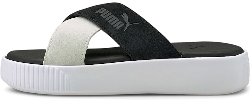 (Women) Puma Platform Sandal 'Black White' 375105-03 Buy (Women) Puma Platform Sandal 'Black White' 375105-03