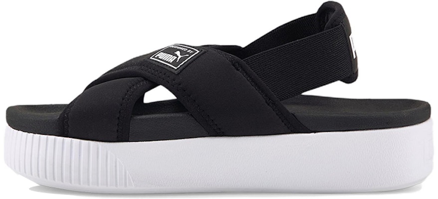 (Women) Puma Platform Sandal 'Puma Black/Puma White' 384257-01 Buy (Women) Puma Platform Sandal 'Puma Black/Puma White' 384257-01