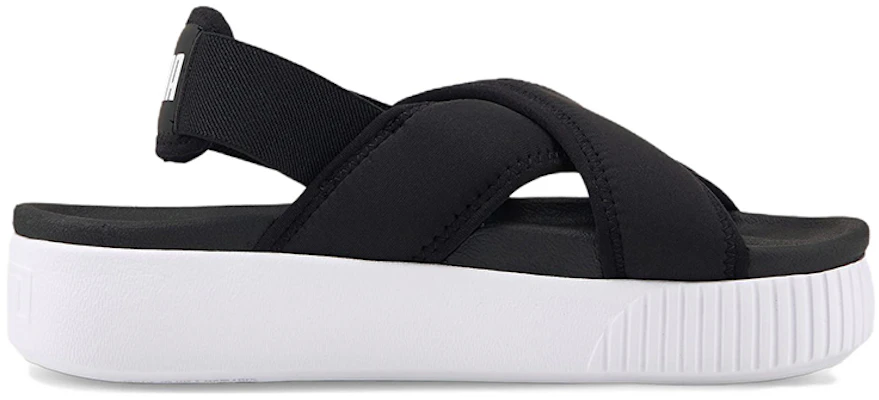 (W) Puma Platform Sandal ''Zwart/Wit'' 384257-01 Order (W) Puma Platform Sandal ''Zwart/Wit'' 384257-01