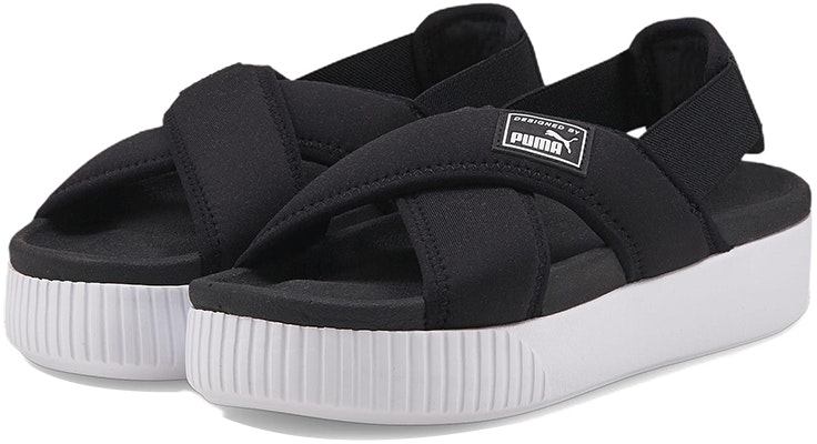 (Women) Puma Platform Sandal 'Puma Black/Puma White' 384257-01 Lookbook (Women) Puma Platform Sandal 'Puma Black/Puma White' 384257-01
