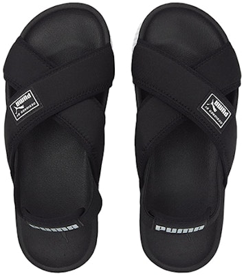 (Women) Puma Platform Sandal 'Puma Black/Puma White' 384257-01 Shop (Women) Puma Platform Sandal 'Puma Black/Puma White' 384257-01