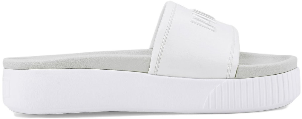 (Women) Puma Platform Sandal 'White Grey' 384201-02 Order (Women) Puma Platform Sandal 'White Grey' 384201-02