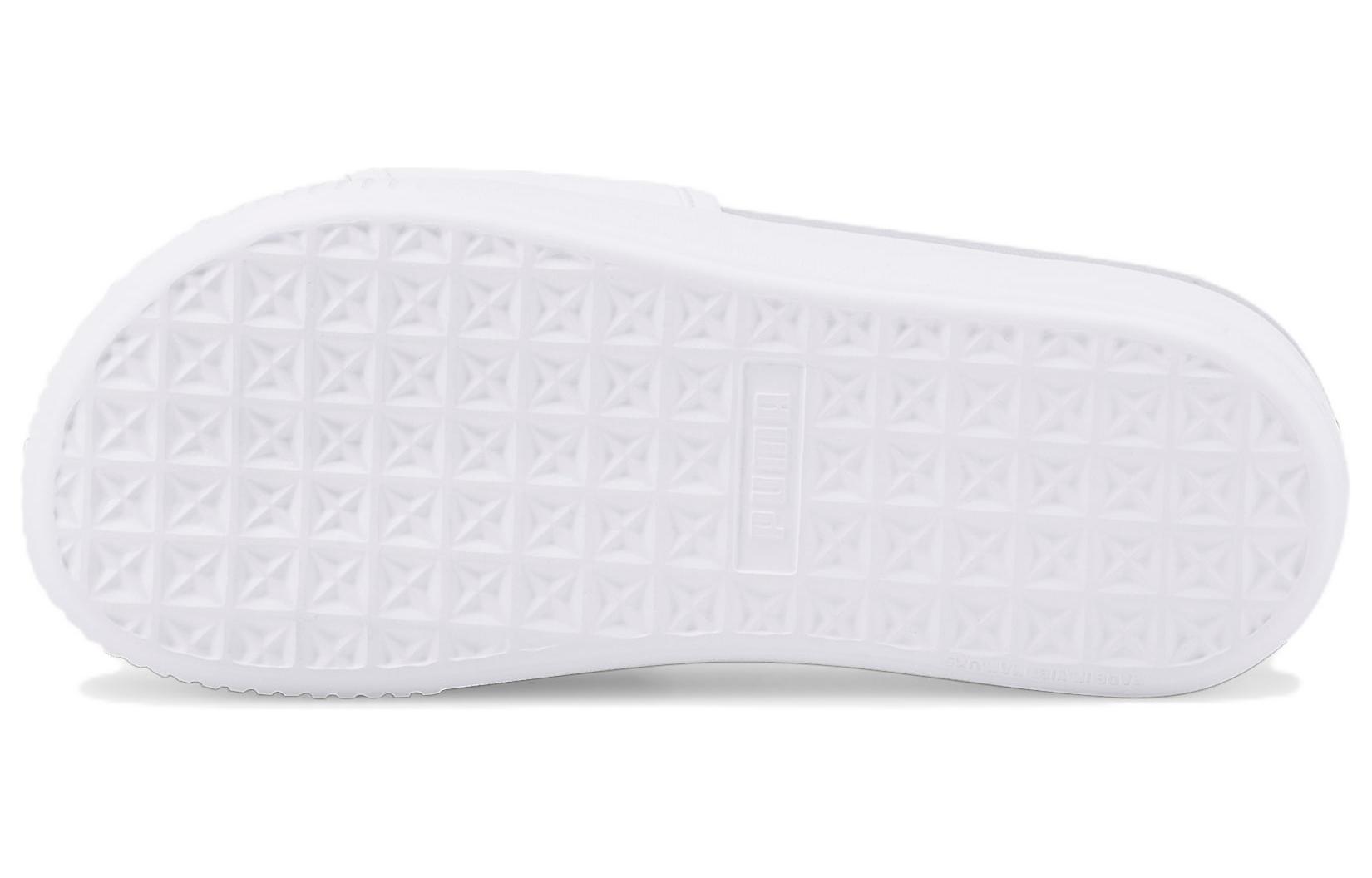 Purchase (W) 푸마 플랫폼 샌들 '화이트 그레이' (Puma Platform Sandal 'White Grey') 384201-02