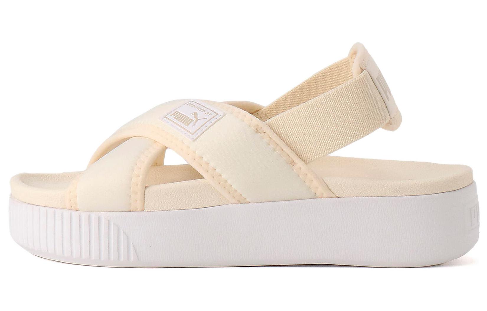 (Women) Puma Platform Sandals 'Apricot' 384257-05