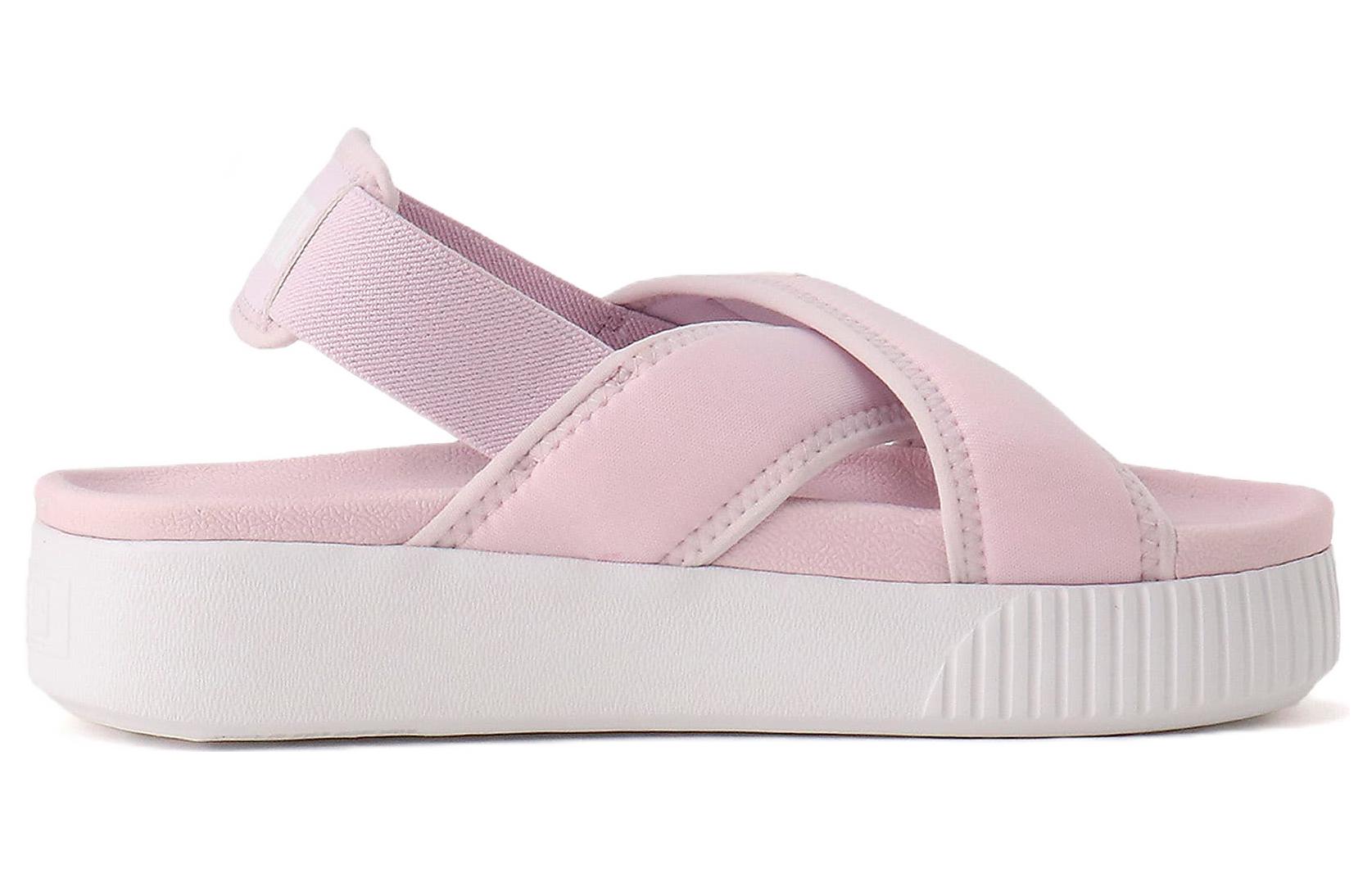 Order (W) 푸마 플랫폼 핑크 샌들 (Puma Platform Pink Sandals) 384257-04