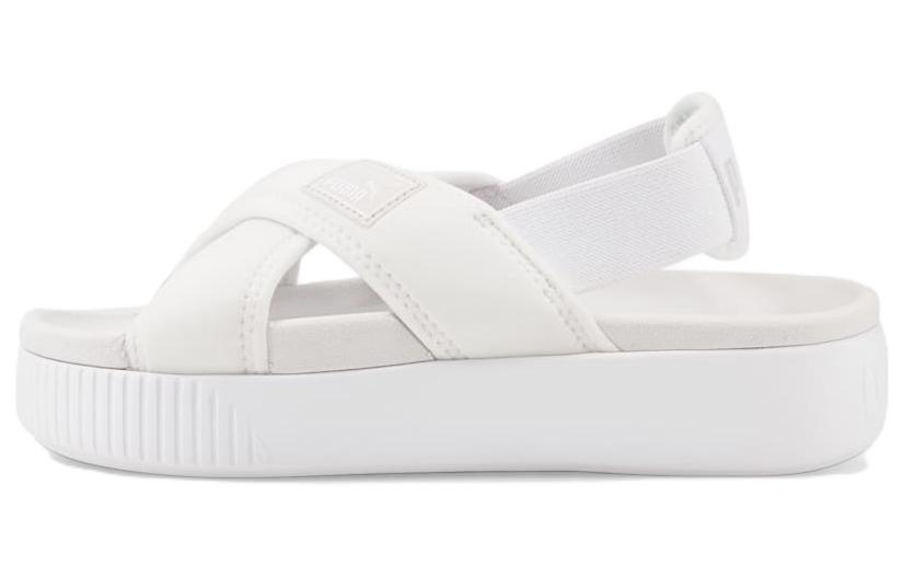 (Women) Puma Platform Sandals 'White' 384257-02