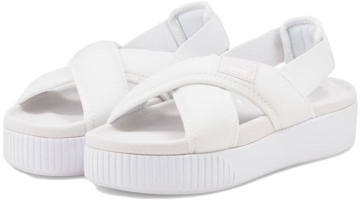 (Women) Puma Platform Sandals 'White' 384257-02 Lookbook (Women) Puma Platform Sandals 'White' 384257-02