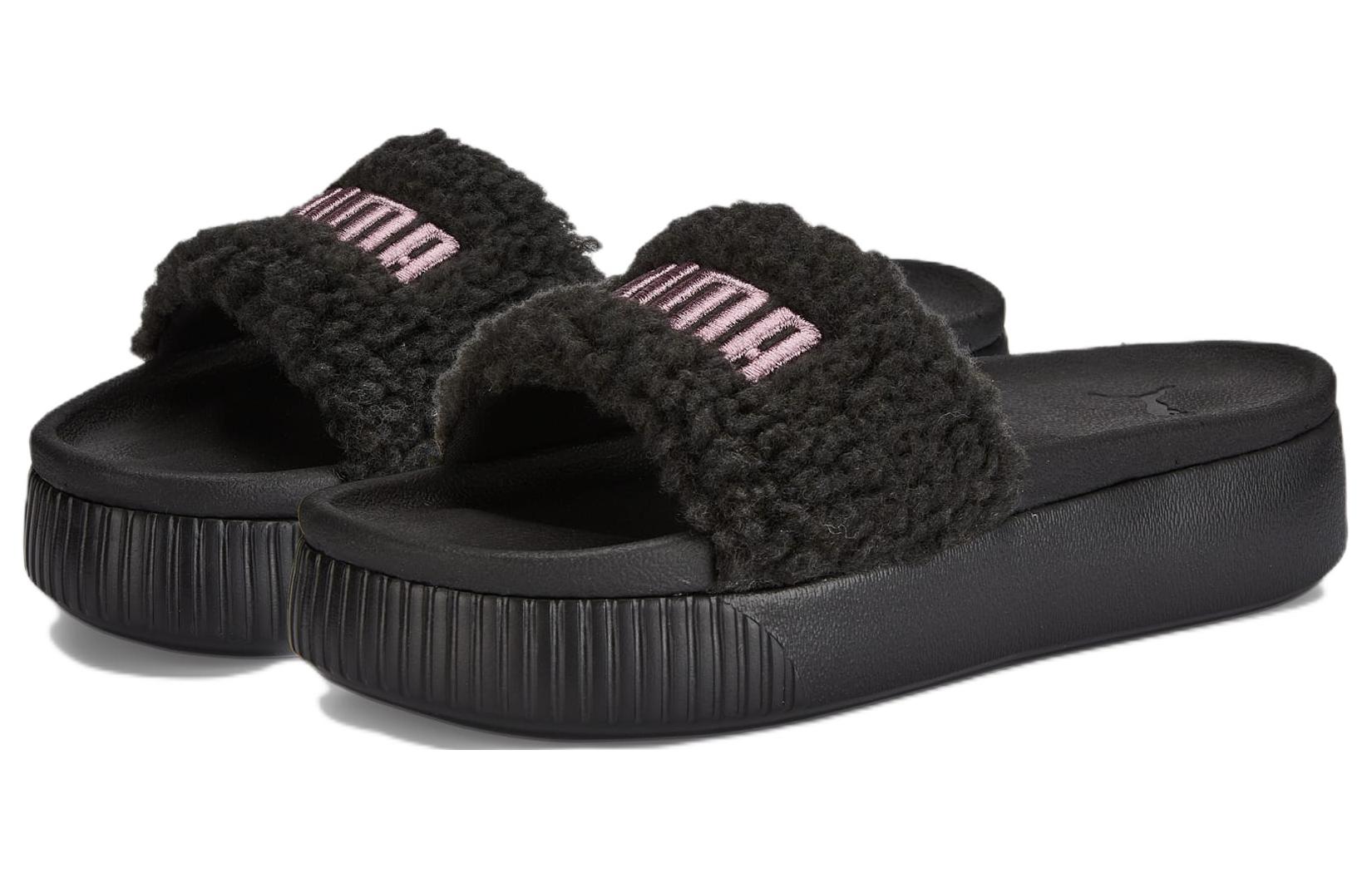 (W) Puma Platform Sherpa 'Black' 圖 3