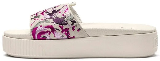 (Women) Puma Platform Slide 'Asymmetric Digital Print White' 367287-01 (Women) Puma Platform Slide 'Asymmetric Digital Print White' 367287-01