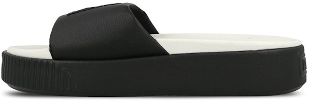 (Women) Puma Platform Slide 'Black Whisper White' 366121-04 (Women) Puma Platform Slide 'Black Whisper White' 366121-04