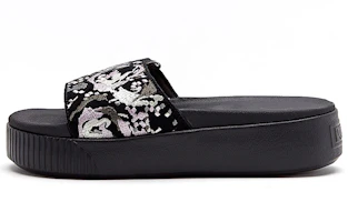 (Women) Puma Platform Slide 'Digital Emb Black' 367287-02 (Women) Puma Platform Slide 'Digital Emb Black' 367287-02