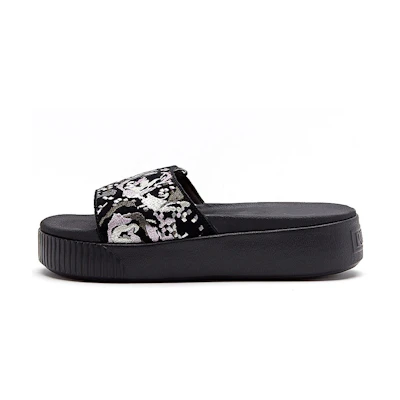 (W) Puma Platform Slide 'Digital Emb Black'