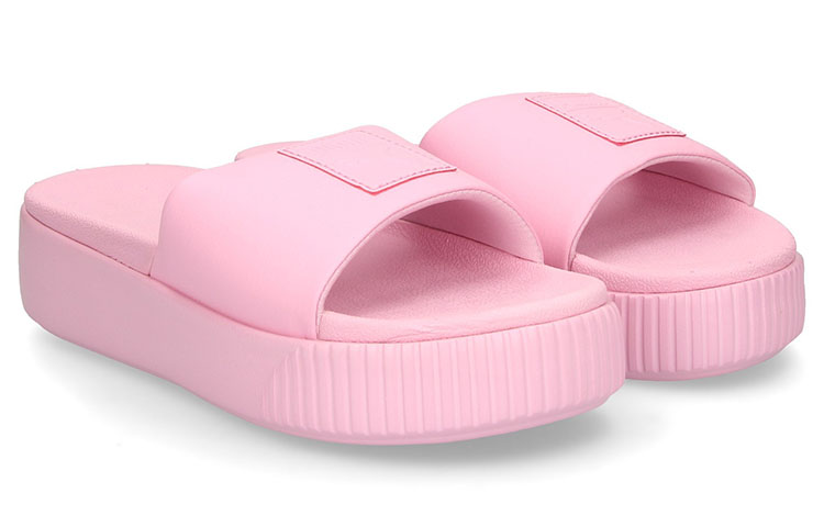 Lookbook (W) Puma Platform Slide 'Merah Jambu Pucat' 366121-09