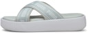 (W) Puma Platform Slide 'Tape Kelabu Putih' 380677-02