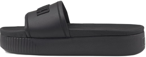 (Women) Puma Platform Slide 'Triple Black' 384201-01 (Women) Puma Platform Slide 'Triple Black' 384201-01