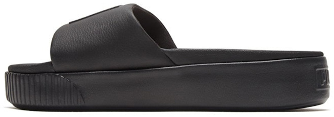 (Women) Puma Platform Slide Black 366121-10 Buy (Women) Puma Platform Slide Black 366121-10