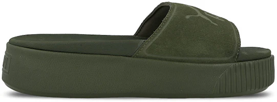 Order (W) 푸마 플랫폼 슬라이드 볼드 SD '포레스트 나이트' (Puma Platform Slide Bold SD 'Forest Night') 367063-02