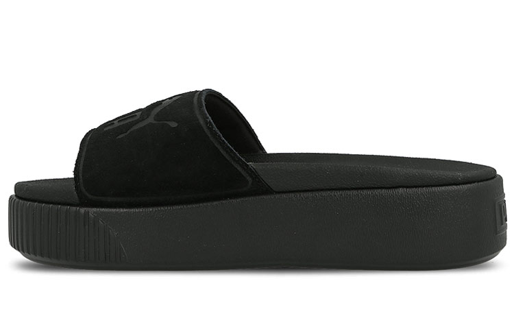 (Women) Puma Platform Slide Bold SD 'Triple Black' 367063-01