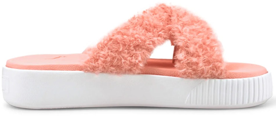 (Women) Puma Platform Slide Fur 'Pink Casual Fluffy' 382080-02 Order (Women) Puma Platform Slide Fur 'Pink Casual Fluffy' 382080-02