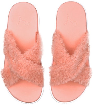 (Women) Puma Platform Slide Fur 'Pink Casual Fluffy' 382080-02 Lookbook (Women) Puma Platform Slide Fur 'Pink Casual Fluffy' 382080-02