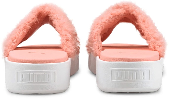 (Women) Puma Platform Slide Fur 'Pink Casual Fluffy' 382080-02 Shop (Women) Puma Platform Slide Fur 'Pink Casual Fluffy' 382080-02