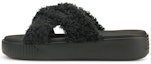 Buy (W) Puma Platform Slide Bulu 'Hitam Kasual Sederhana' 382080-01