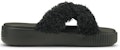 (W) Puma Platform Slide Bulu 'Hitam Kasual Sederhana' 382080-01