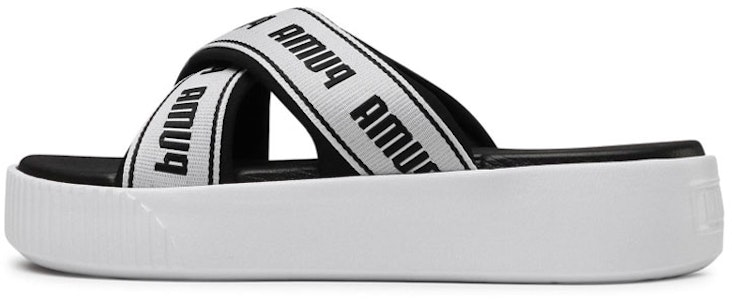 PUMA 平底拖鞋 女款 黑白 Buy PUMA 平底拖鞋 女款 黑白