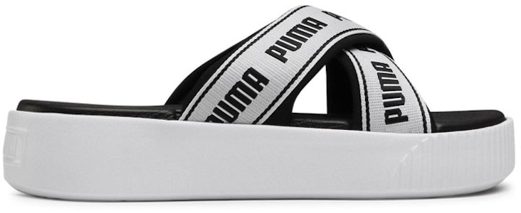 PUMA 平底拖鞋 女款 黑白 Order PUMA 平底拖鞋 女款 黑白