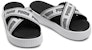 (W) Puma Platform Slide Tape Selipar Hitam/Putih 380677-01