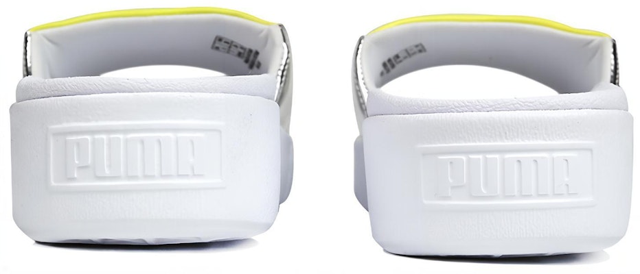 (Women) Puma Platform Slide TZ 'White Silver' 369421-01 Shop (Women) Puma Platform Slide TZ 'White Silver' 369421-01