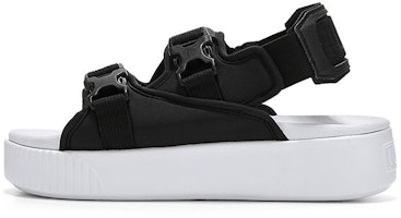 (Women) Puma Platform Slide YLM 19 'Black White' 369424-01 (Women) Puma Platform Slide YLM 19 'Black White' 369424-01