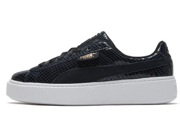 Buy (W) プーマ プラットフォーム スネーク Lux ブラック 369904-01