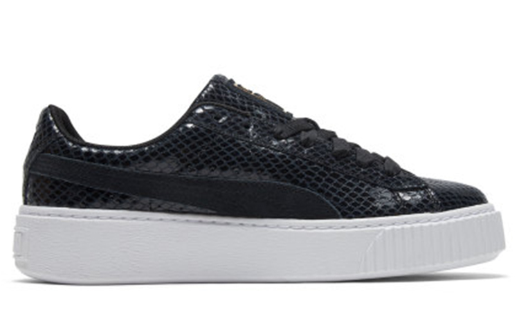 Order (W) プーマ プラットフォーム スネーク Lux ブラック 369904-01