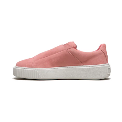 (W) Puma Platform Strap Pink/White