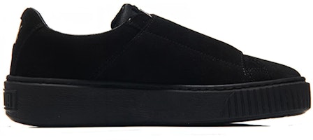 (W) Puma Plataforma Strap Satin Zapatos Negros 366009-02 Order (W) Puma Plataforma Strap Satin Zapatos Negros 366009-02