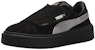 (W) Kasut Puma Platform Strap Satin Hitam 366009-02