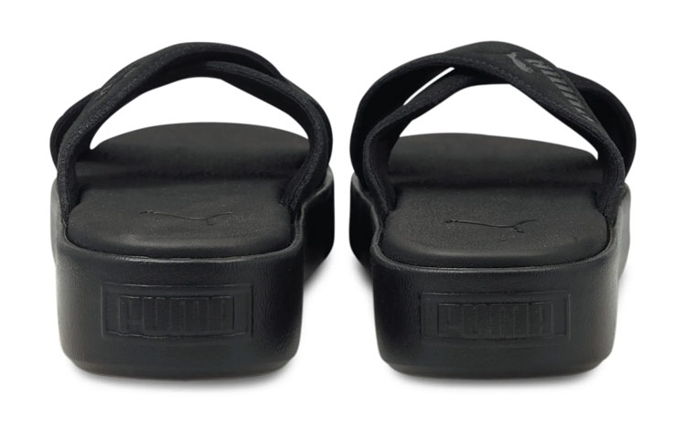 Lookbook (W) Puma Platform Suede Slide ''Zwart'' 375105-01