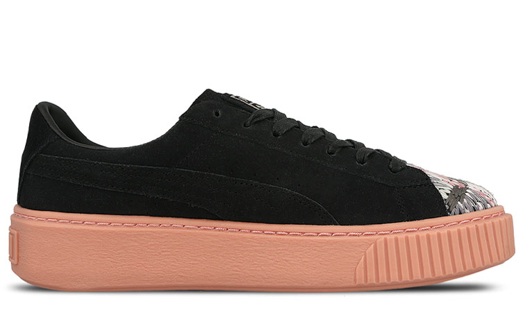 (W) Puma Platform Sunfade Stitch 'Black Pink Colorblock' 圖 2