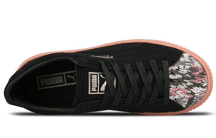 (W) Puma Platform Sunfade Stitch 'Black Pink Colorblock' 圖 3
