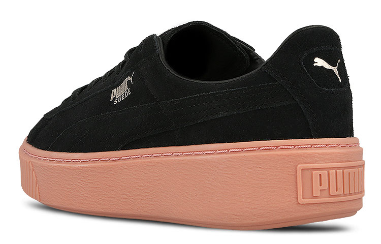 (W) Puma Platform Sunfade Stitch 'Black Pink Colorblock' 圖 4